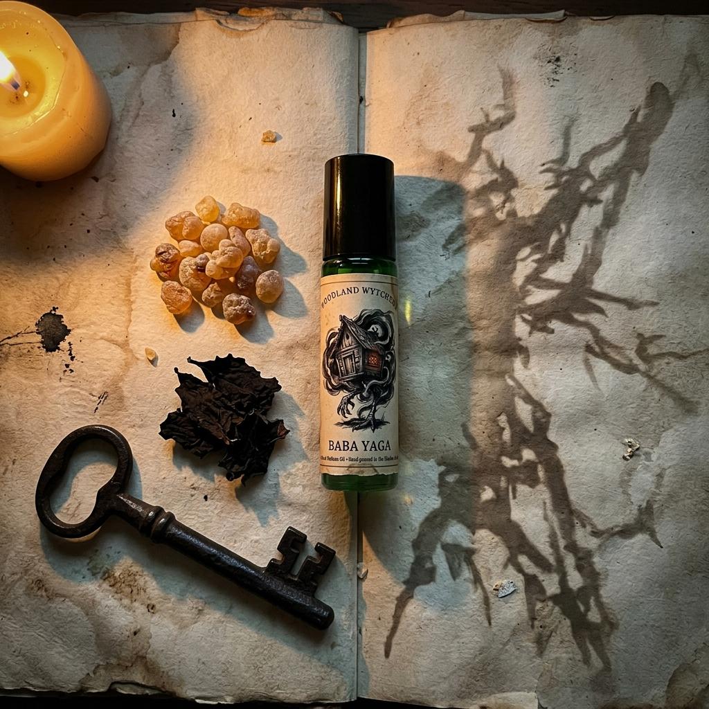 Baba Yaga Perfume Oil | Bonfire Smoke & Frankincense | Slavic Folklore Witch | Pagan Ritual Oil | Dark Earthy Patchouli | Hagcore Aesthetic
