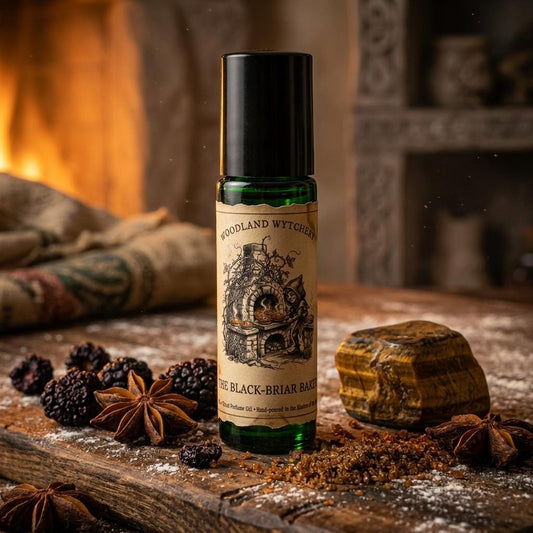 The Black-Briar Baker Perfume Oil | Blackberry Tart & Spiced Molasses | Gourmand Witchy Fae | Pagan Magick Gift | Sweet Foody Bakery Scent