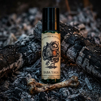 Baba Yaga Perfume Oil | Bonfire Smoke & Frankincense | Slavic Folklore Witch | Pagan Ritual Oil | Dark Earthy Patchouli | Hagcore Aesthetic