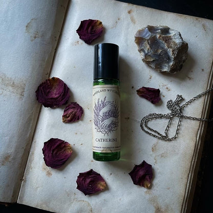 Catherine Perfume Oil | Rose and Blackberry | Wuthering Heights | Gothic Literary Scent | Bookish Dark Academia | Witchy Folklore Gift