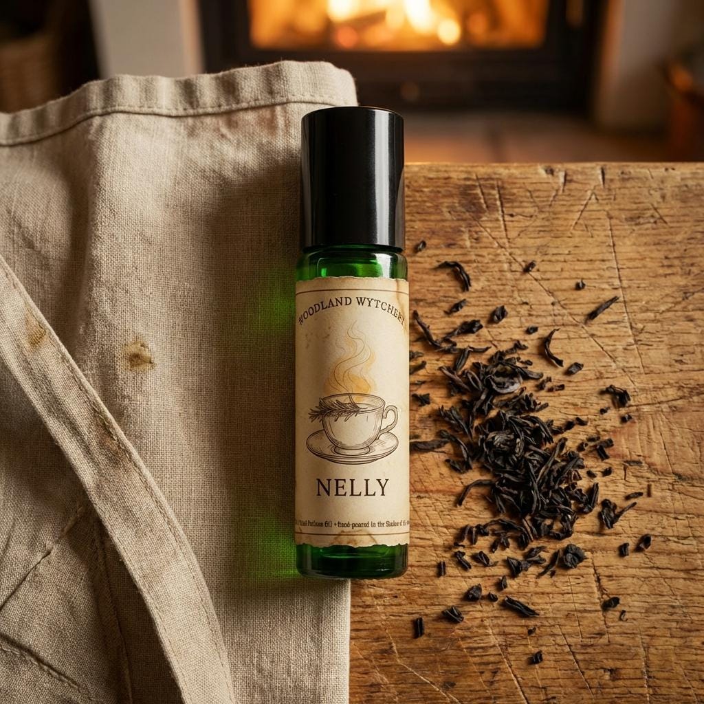 Nelly Dean Perfume | Tea and Honey Scent | Wuthering Heights | Gothic Literary Gift | Bookish Dark Academia | Witchy Apothecary Oil
