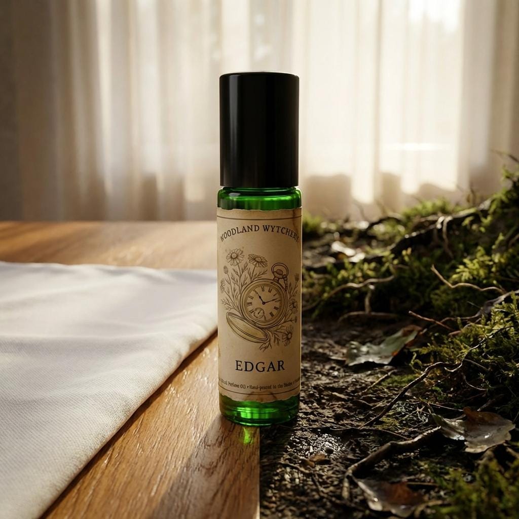 Edgar Linton Perfume | White Tea and Oakwood | Wuthering Heights | Gothic Literary Scent | Bookish Dark Academia | Witchy Folklore Gift