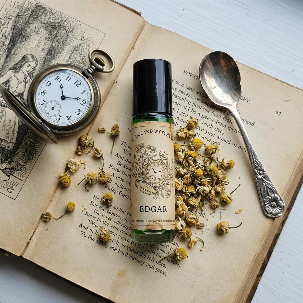 Edgar Linton Perfume | White Tea and Oakwood | Wuthering Heights | Gothic Literary Scent | Bookish Dark Academia | Witchy Folklore Gift