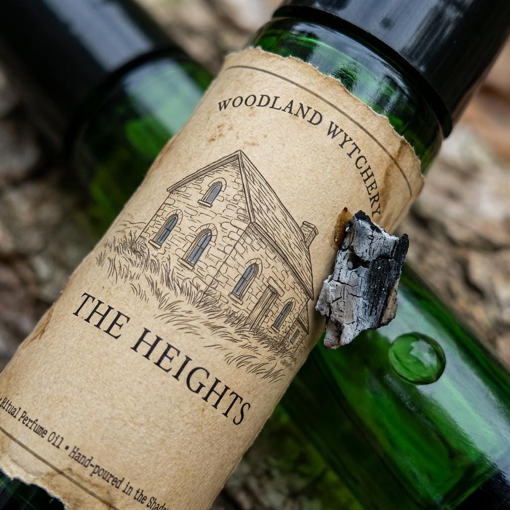 The Heights Perfume | Firewood and Moss | Wuthering Heights | Gothic Literary Scent | Bookish Dark Academia | Witchy Folklore Gift