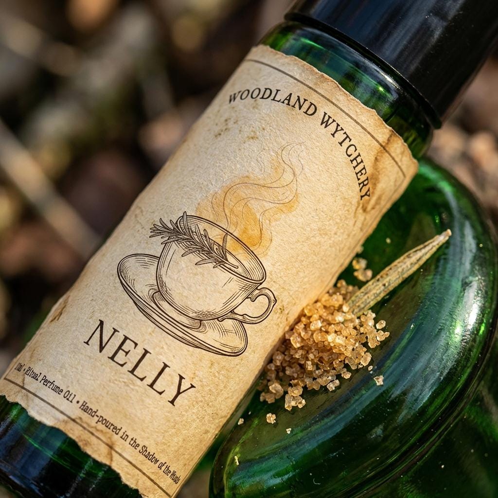 Nelly Dean Perfume | Tea and Honey Scent | Wuthering Heights | Gothic Literary Gift | Bookish Dark Academia | Witchy Apothecary Oil